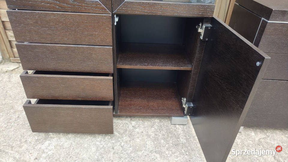 Witryna IMOLA Swarzędzkie Meble wenge WYPRZEDAŻ