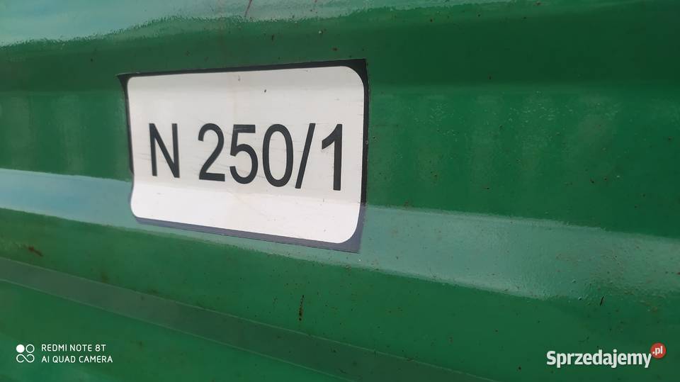 Rozrzutnik jednoosiowy 25 tony N2501 stan Bełżyce