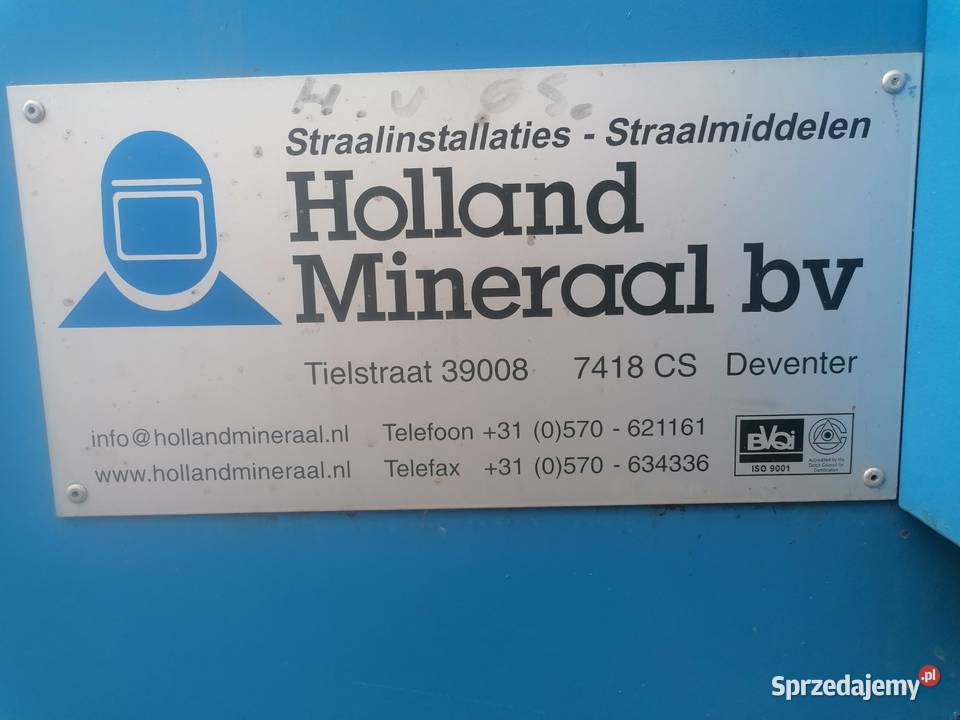 Piaskarka ciśnieniowa kabinowa komora Produkcja Ścinawa