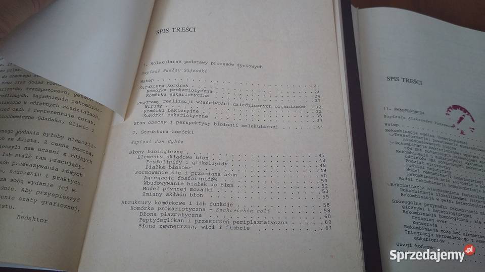 Biologia molekularna informacja genetyczna 12 pomorskie Gdańsk