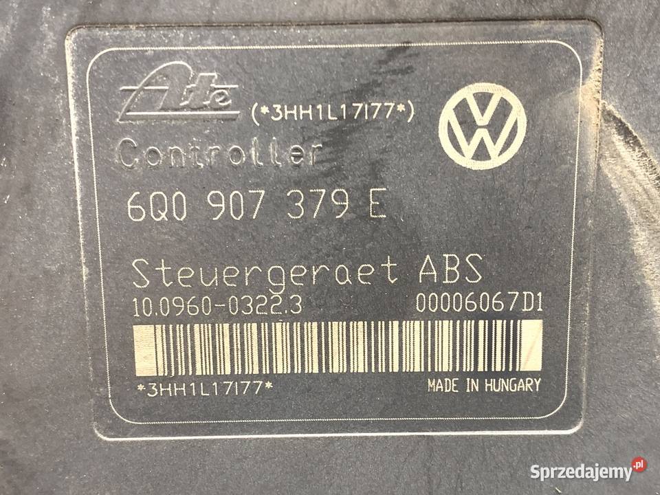 POMPA ABS VW POLO IV 9N 6Q0614117C 14 75 0114 podkarpackie