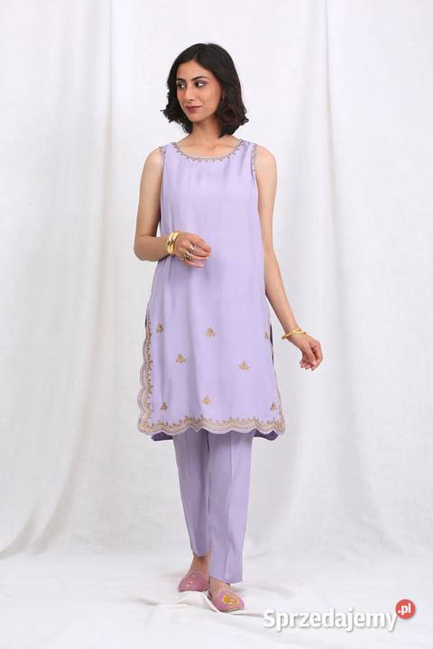 Piękny fioletowy komplet indyjski XXL 44 3XL 46 Bluzki i koszule zachodniopomorskie Szczecin