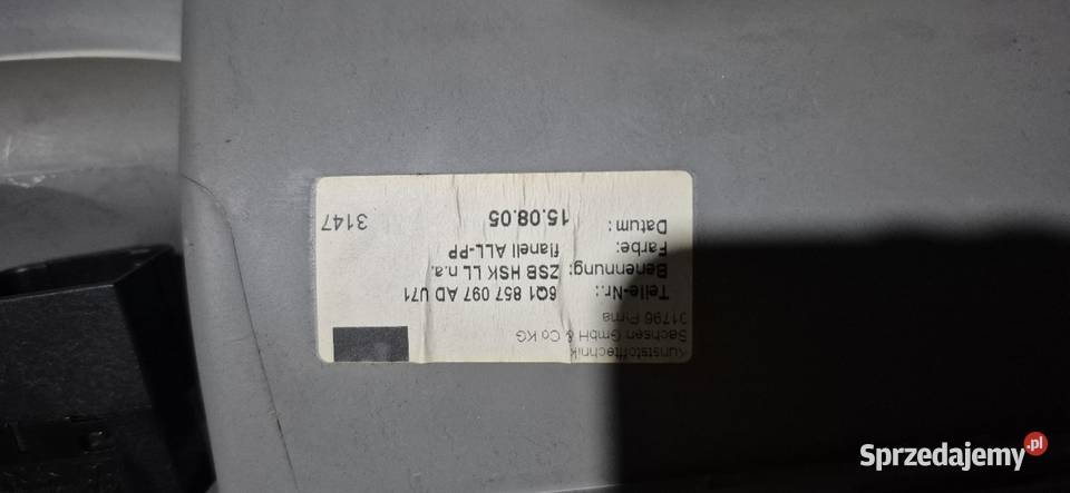 Schowek pasażera prawy Vw Polo 9N Słupsk