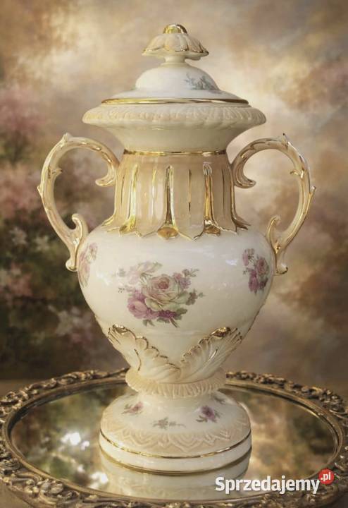 DUŻY WAZON AMFOROWY OLD ENGLAND Wazon w stylu Pabianice