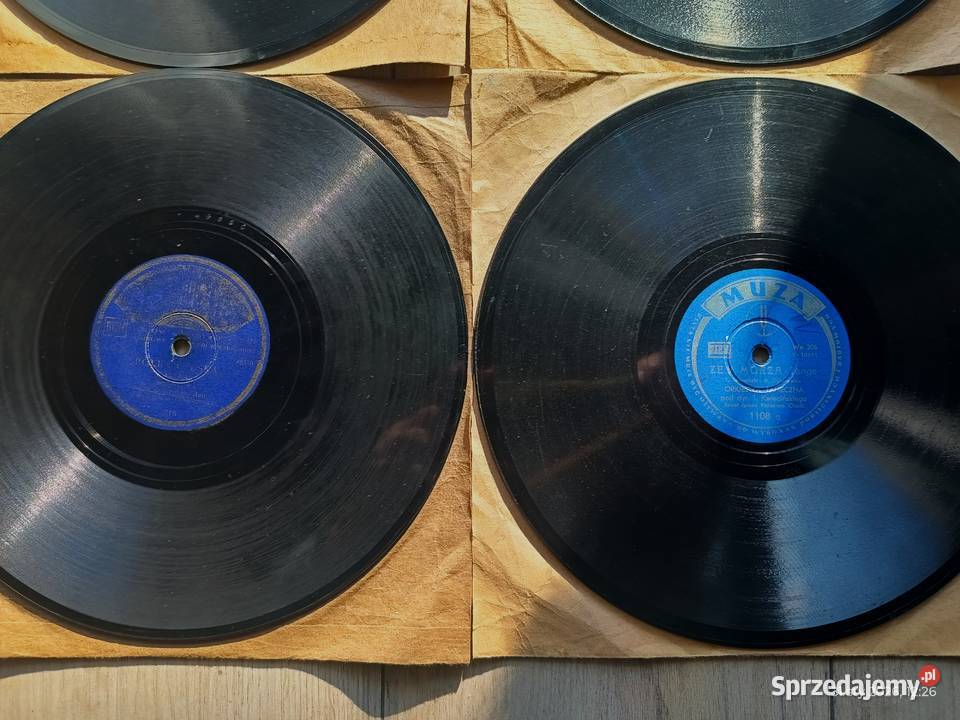 Cztery polskie płyty szelakowe 25 Płyty i kasety sprzedam