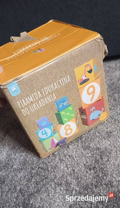 Edukacyjna piramida cyferkowa 12msc 12m+ lubelskie Lublin