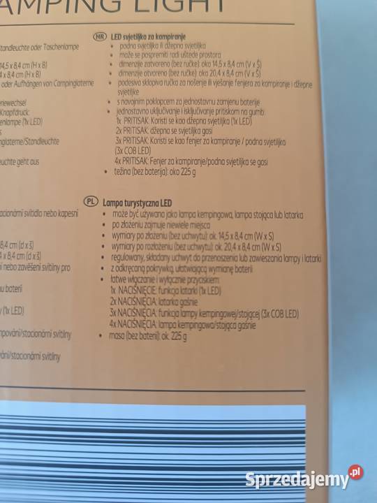 Latarka lampa turystyczna led Kędzierzyn-Koźle