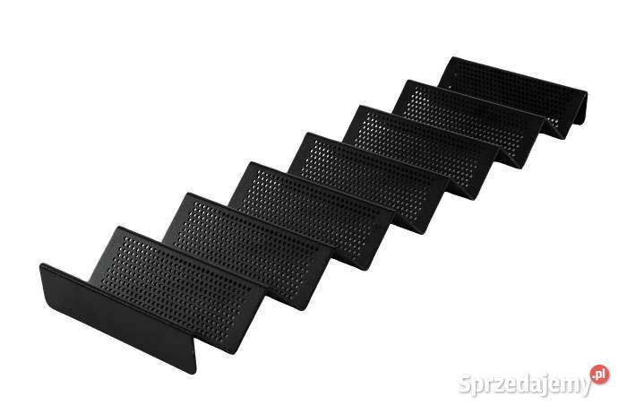 Stojak na kanapki z aluminium srebrny Gliwice