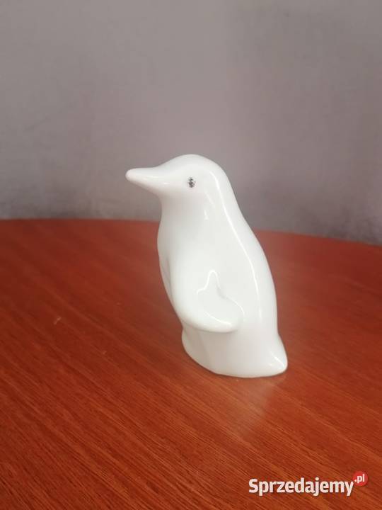 Figurka Pingwin Porcelana Krzysztof Wałbrzych