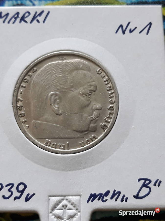 2 Marki Paul von Hindenburg 1939 r men B 1 Konin