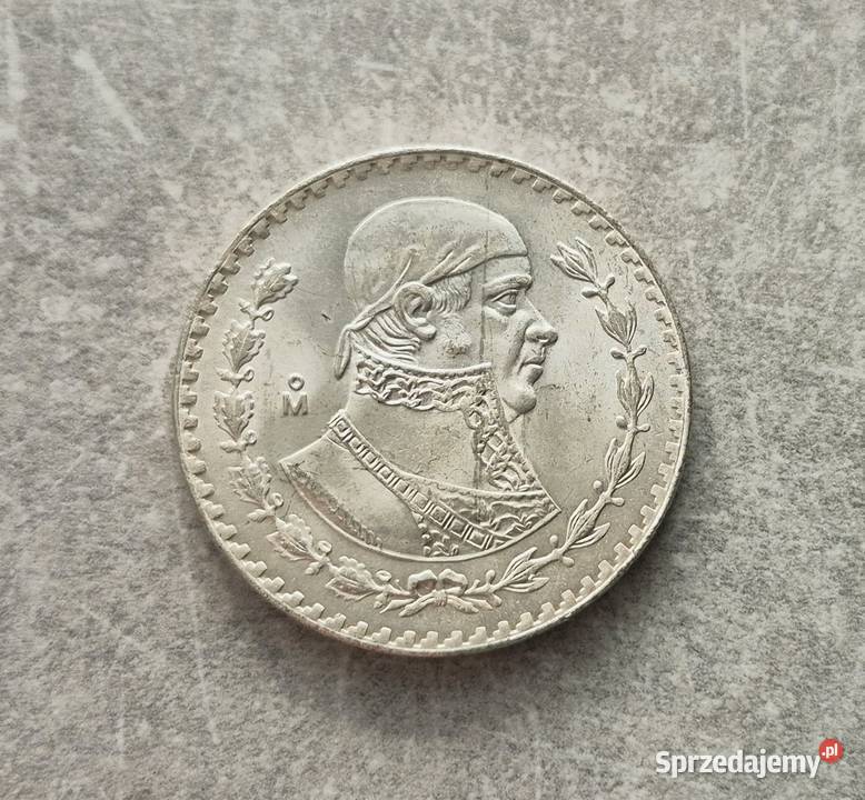 452 MEKSYK srebro 1 Peso 1967 r Wola Kruszyńska