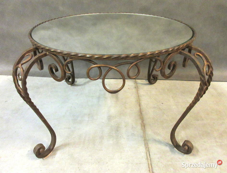 kuta ława Art Deco metaloplastyka stół meble do Warszawa