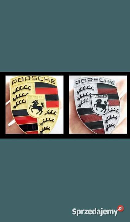 Emblemat Porsche Gold Silver Pozostałe Kraków