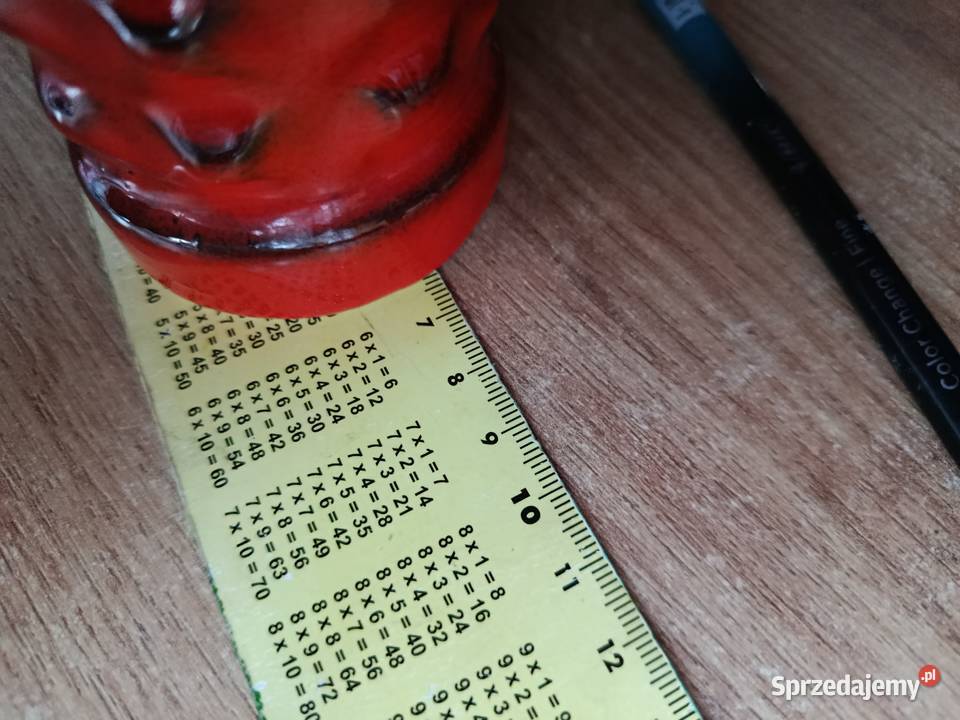 Wazon PM modelka ceramika szkliwiona czerwony zachodniopomorskie Choszczno