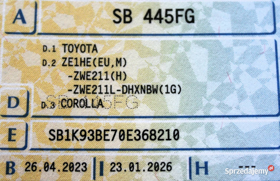 Toyota Corolla Serwis ASO Comfort Automat