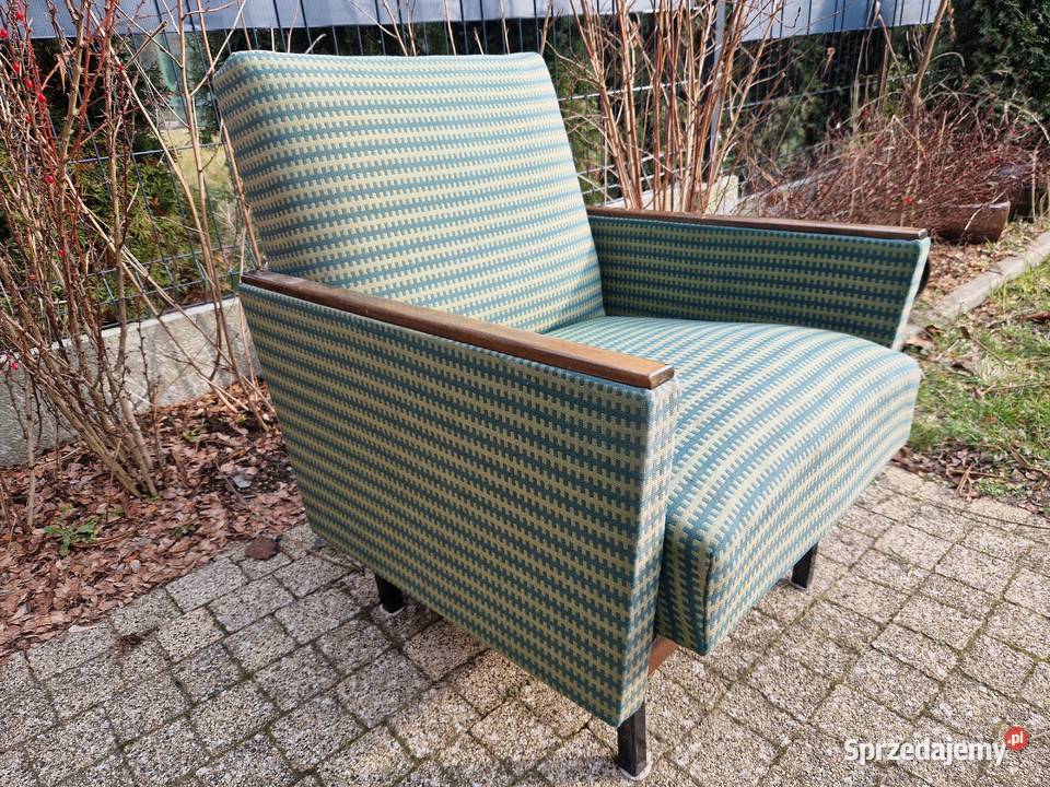 Fotele PRL Meblarska Spółdzielnia Pracy 54cm Ciechocinek
