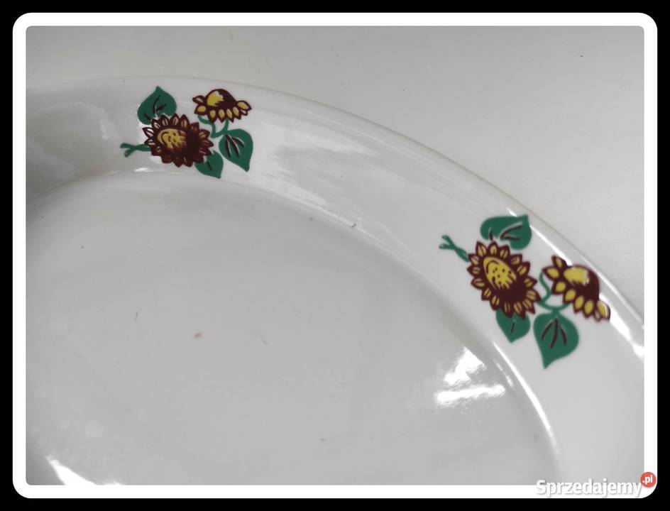 Półmisek w słoneczniki 23 x 13 Lubiana mazowieckie Płock