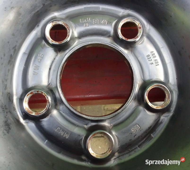 FELGI 6Jx14H2 ET43 5X100 VW SKODA SEAT AUDI Średnica 14" Rewal