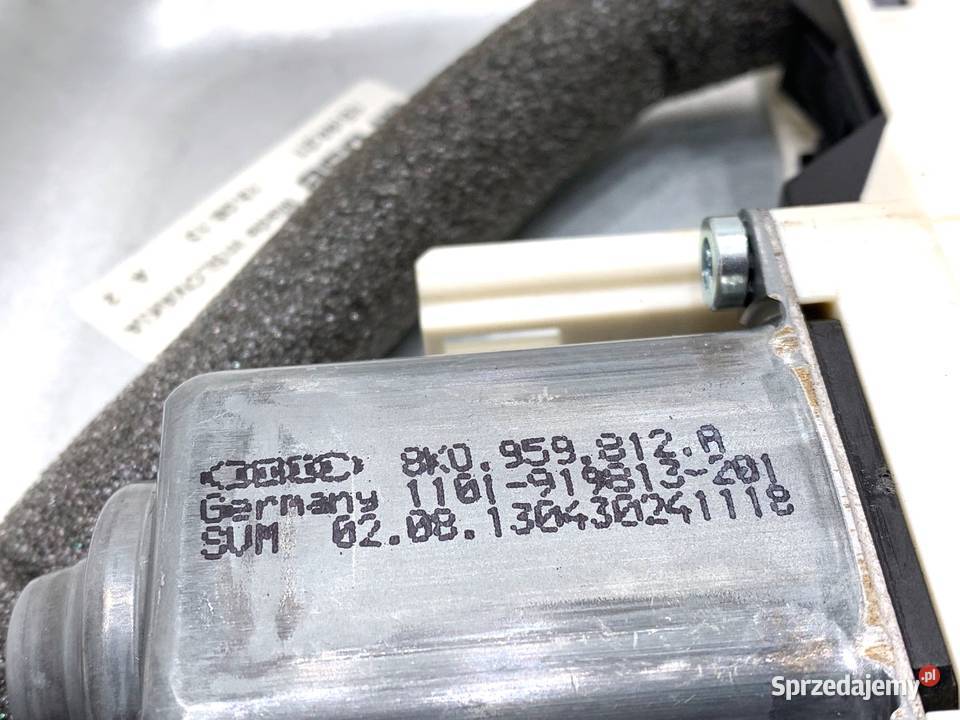 PODNOŚNIK SZYBY PRAWY PRZÓD SKODA YETI