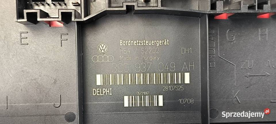 MODUŁ VOLKSWAGEN GOLF V 3C0937049AH Lipno