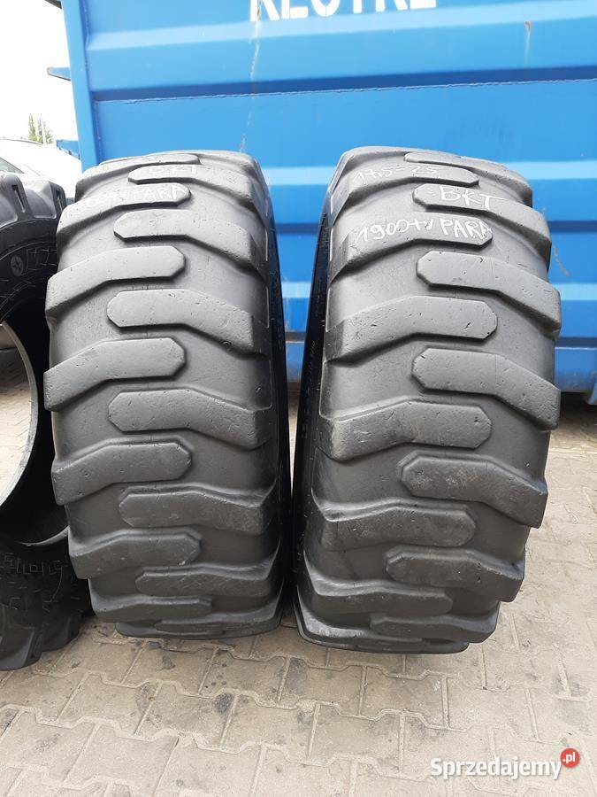 2x Opona używana przemysłowa 17525 175R25 BKT Zaścianki