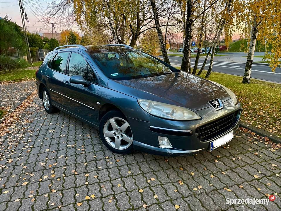 ŚlicznyPeugot407Sw2006r20HDIDieselPanoramaDłOpłtM aluminiowe felgi Zduńska Wola