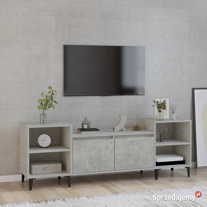 Szafka pod TV szarość betonu 160x35x55 WM821200 Warszawa sprzedam
