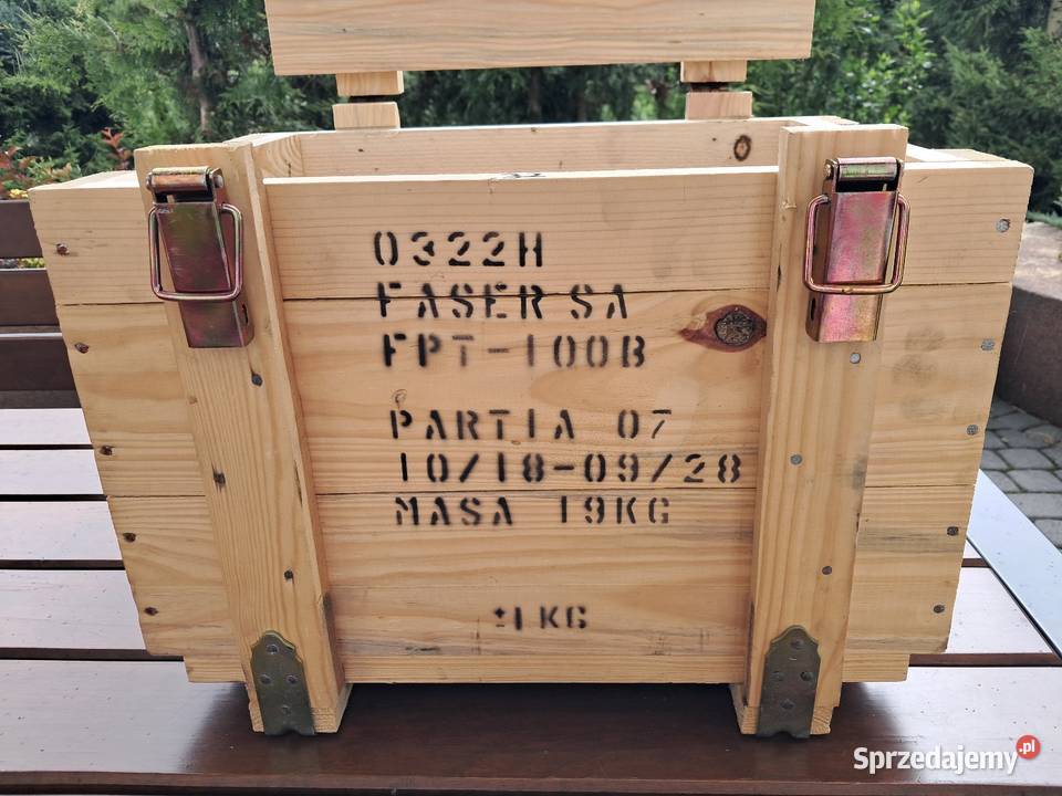 Wojskowa skrzynia transportowa lubelskie Ciecierzyn sprzedam