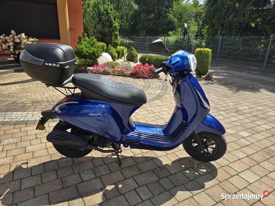 Skuter 50cc 2020r wtrysk 4T LED alarm niski nieuszkodzony Radomsko