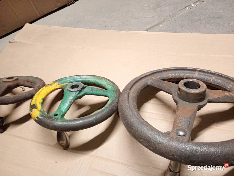 Koła pokrętła do tokarki frezarki Kruszyna sprzedam