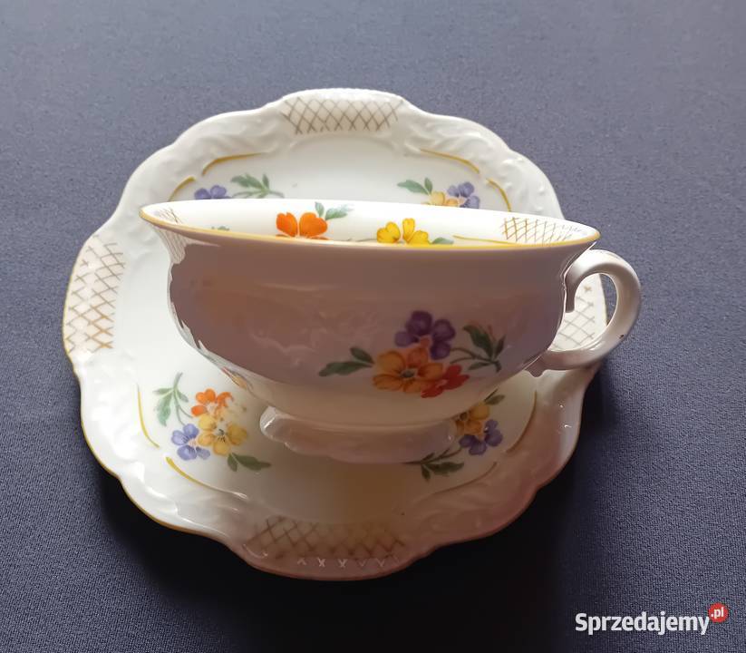 Filiżanka duo Schirnding Bavaria Sygnatura z lat Koźminek