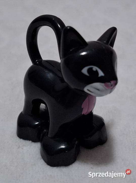 Figurka czarny kot kotek 47 klocki kompatybilne Klocki śląskie Czeladź sprzedam