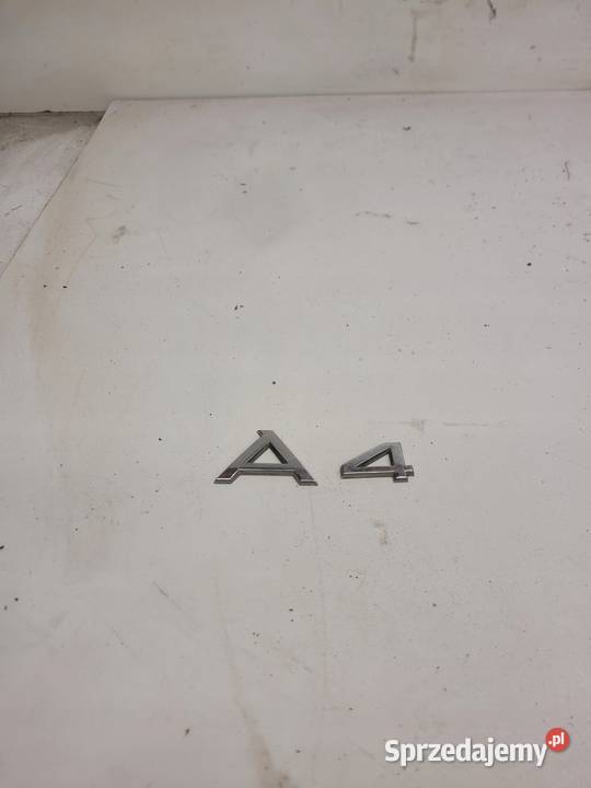 ZNACZEK EMBLEMAT KLAPY TYŁ AUDI A4 B7 ORYGINAŁ Przystajń