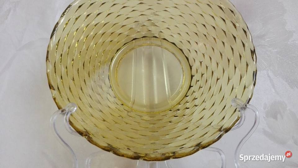 Salaterka duża stare szkło huta Prądniczanka Białystok sprzedam