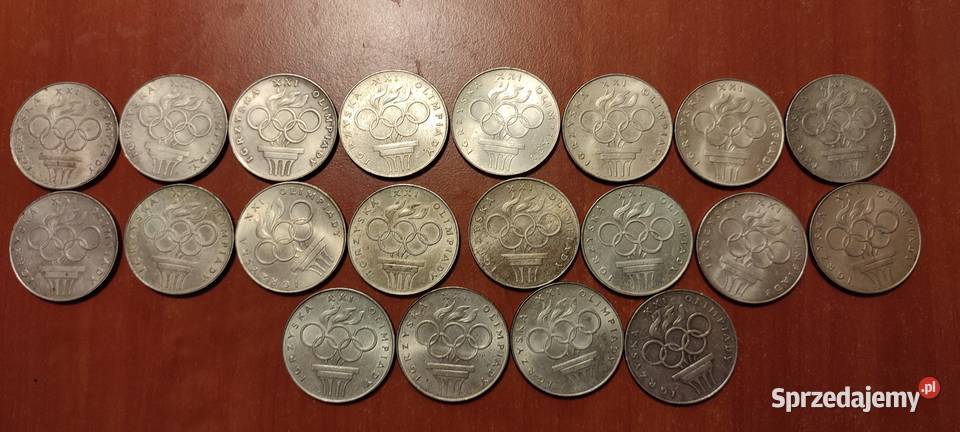 Monety srebrne 20 Olimpiada 1976 Kraków