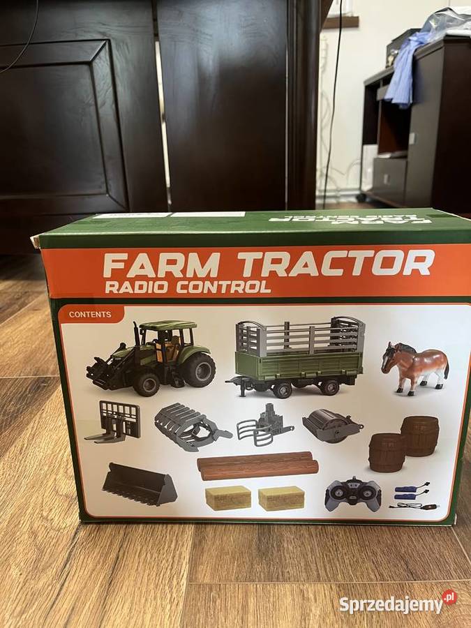 zabawka traktor zdalnie sterowany zestaw sprzedam
