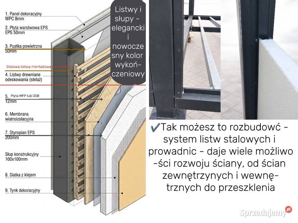 Konstrukcja wiaty 35 m2 wiata I ogrodowagarażowa Nysa