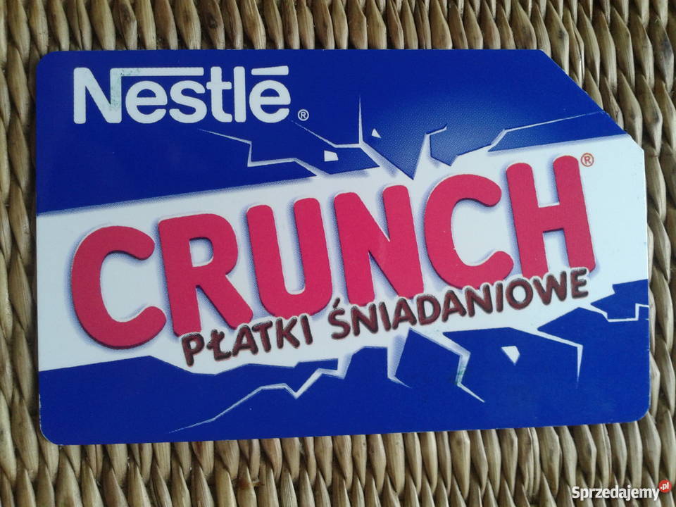 PŁATKI ŚNIADANIOWE CRUNCH Pocztówki i karty telefoniczne Piszczac