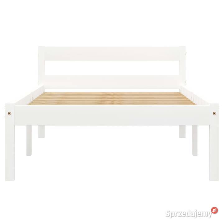 vidaXL Rama łóżka biała lite drewno 283184 Warszawa