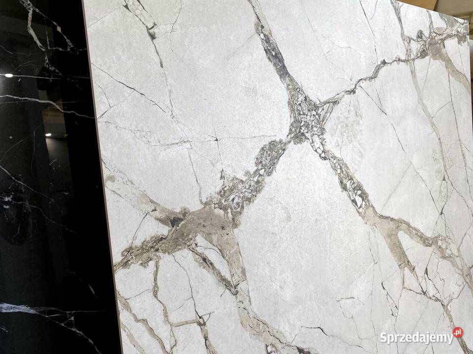 Gres marmur ze złotem 120x120 mat NOWOŚĆ Łask