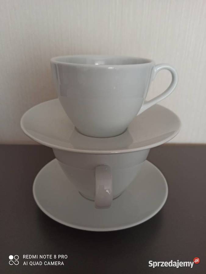 Filiżanki porcelana skaleniowa 2 Warpechy Stare sprzedam