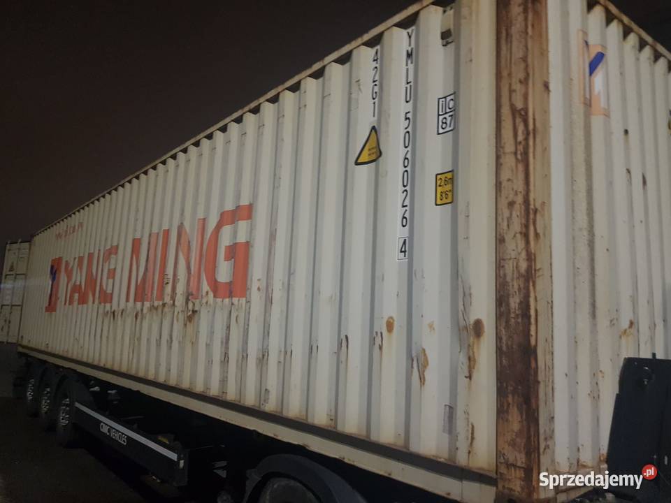 Sprzedam kontener morski 12 metrowy 40DC Magazynowanie Łódź