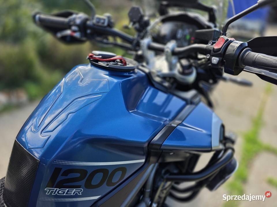 Triumph Tiger 1200 XRX 2018 Piękny kufry niebieski Nowy Dwór Gdański