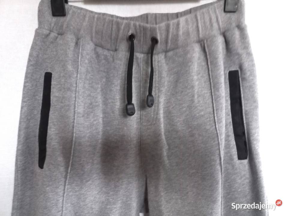 Spodnie dresowe Męskie szare r ML stan Białystok