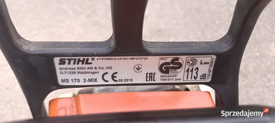 Piła spalinowa STIHL MS 170 Piły ręczne Sędziszów Małopolski