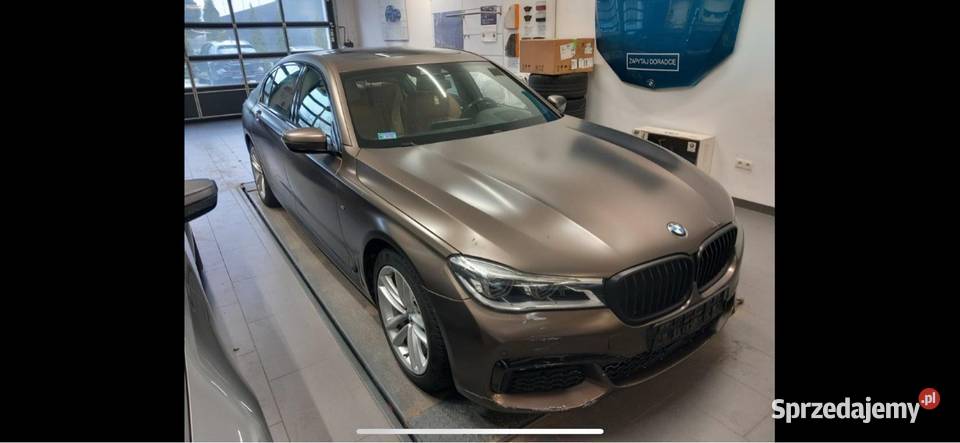 BMW 740Li Individual M 2018 420 kolor złotybrąz łopatki zmiany biegów Warszawa sprzedam