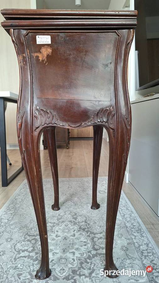 Antique Louis XV style card table with REMPEX mazowieckie Warszawa