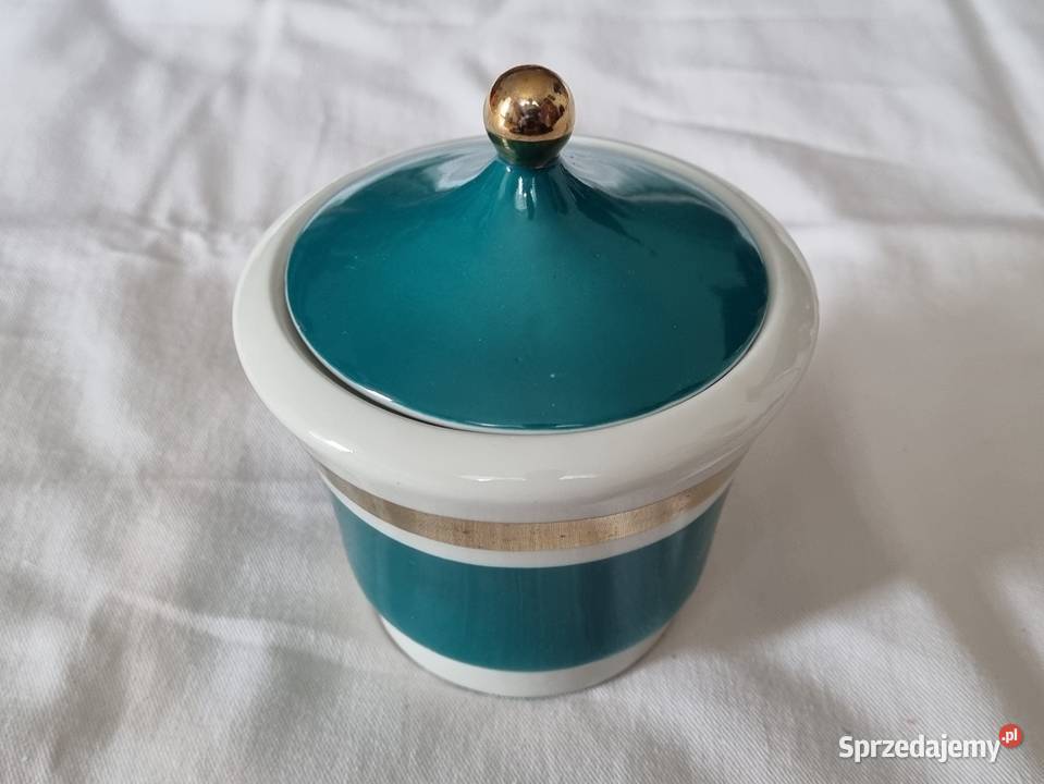 Porcelanowa cukiernica model Margaret Ćmielów Wyposażenie wnętrz Warszawa sprzedam