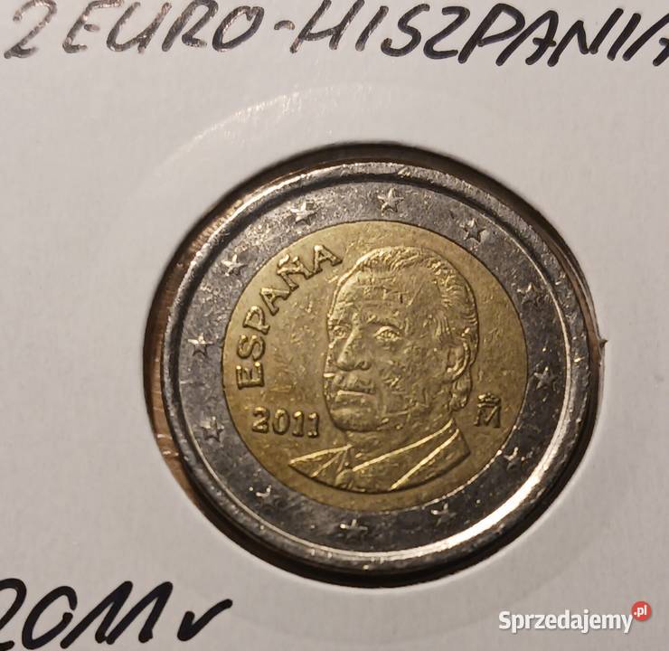 2 Euro Hiszpania 2011 r Konin sprzedam