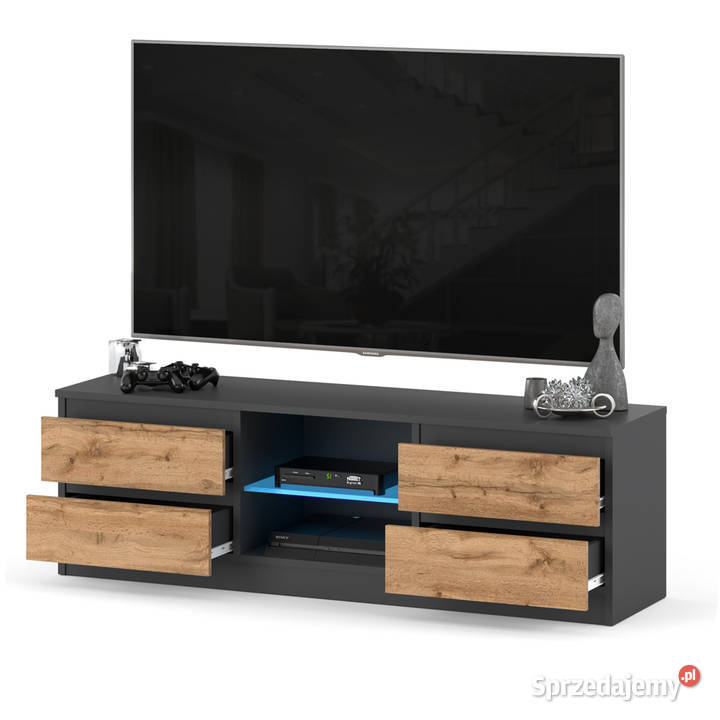Szafka Rtv Loft Z 4 Szufladami 138 Stolik Salon Elbląg